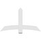 Ekena Millwork Bellingham Architectural Grade PVC Gable Bracket, 60"W x 35"H x 2"D x 6"F, 14/12 Pitch GBP060X35X0206BEL00 - alternate 4